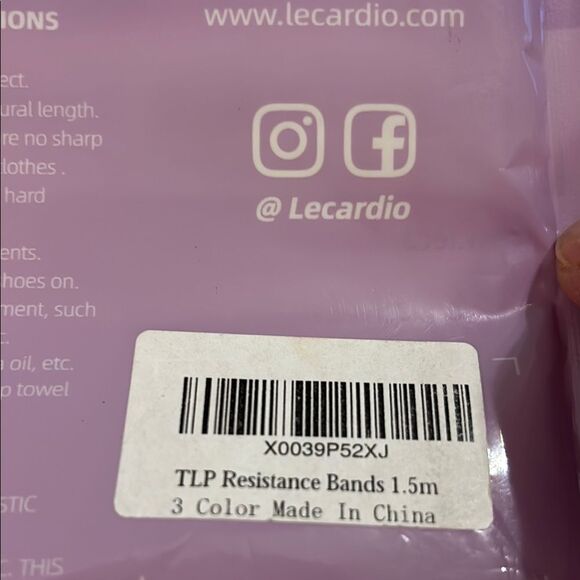 LeCardio 3-Pack Resistance Bands - Picture 9 of 9
